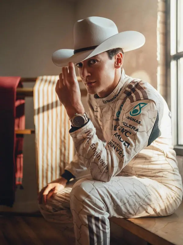 George Russell 2025 US GP Replica Race Suit – Side Profile