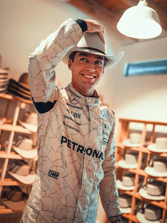 George Russell 2025 F1 Replica Racing Suit – Front View