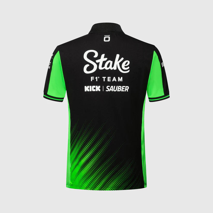 Stake F1 Team Polo 2025 – Machine Washable Cotton Polyester Elasthan Blend Shirt
