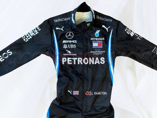 Lewis Hamilton 2020 Racing Suit Mercedes AMG Petronas | F1 Replica Embroidery Race Suit - AT Racing Gear