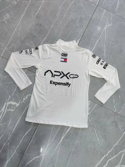 Close-up detail of the moisture-wicking fabric texture and printed graphics.