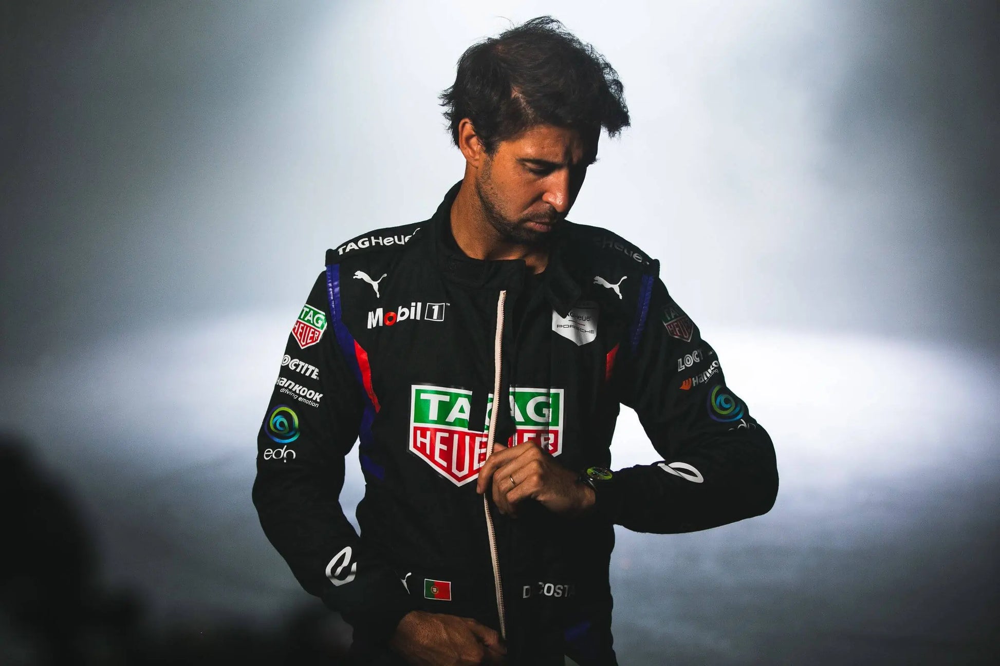 Blue and White António Félix da Costa Race Suit 2025 – Professional Replica Design