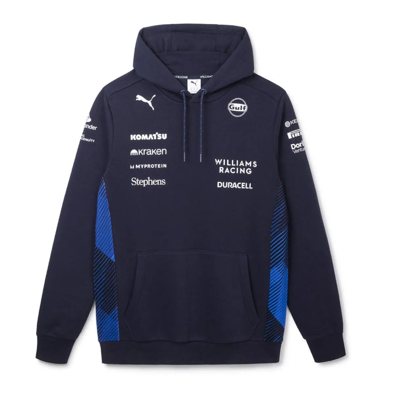 Official Williams F1 2025 Hoodie – Sublimation Design and Team Branding