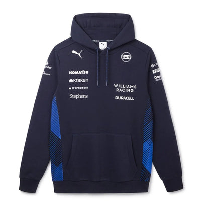 Official Williams F1 2025 Hoodie – Sublimation Design and Team Branding