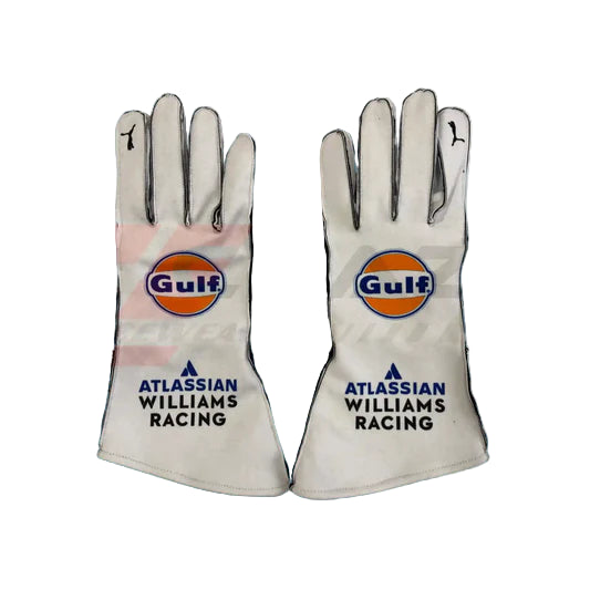 Atlassian Williams Racing F1 Gloves 2025 – Official Team Replica Driver Gloves