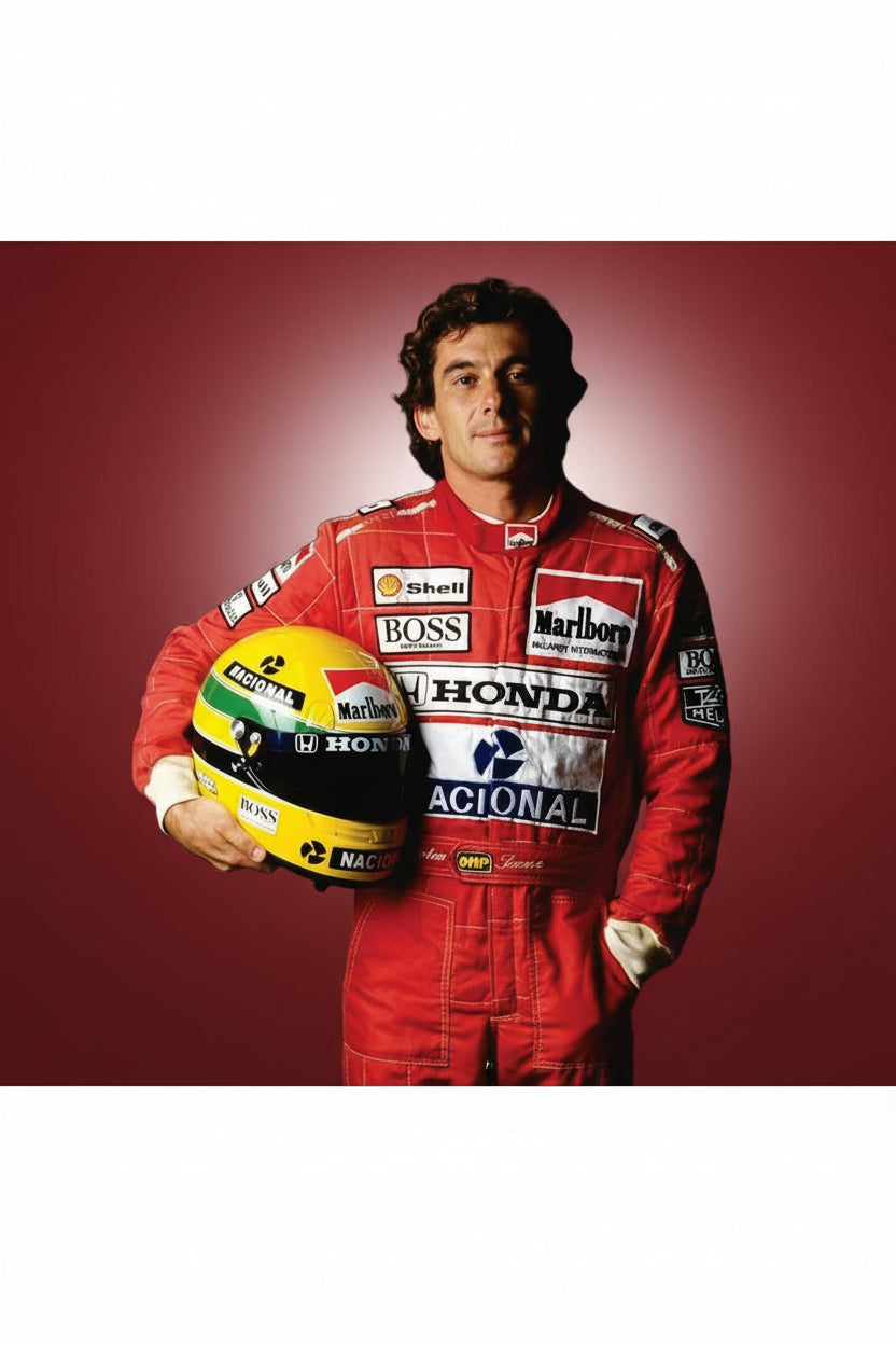 Ayrton Senna 1991 Embroidery Mclaren f1 suit