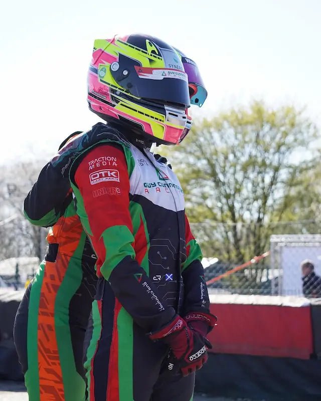Caitlin Seabrook Racing Karting Suit – Guy Cunnington Racing Team Replica | AT Racing Gear - AT Racing Gear