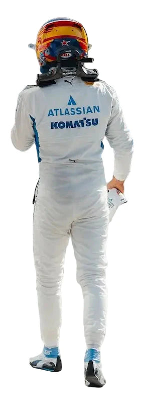 Carlos Sainz Williams F1 Racing Suit 2025 Replica back side – premium motorsport apparel by AT Racing Gear