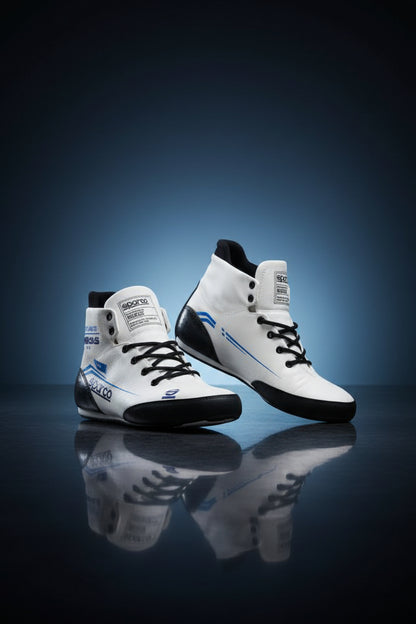 Carlos Sainz 2026 Williams F1 replica karting shoes #55 blue and yellow racing footwear