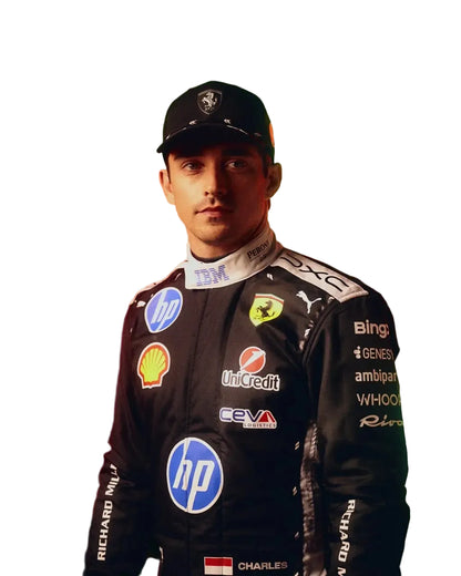 Charles Leclerc Special Edition Singapore F1 Race Suit Replica Front View