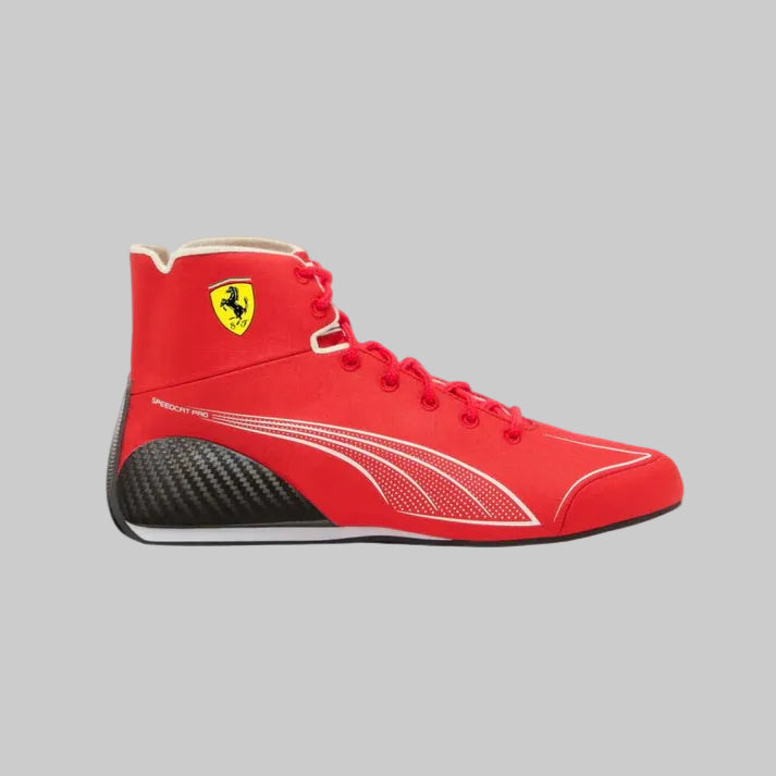 Ferrari F1 fanwear replica shoes Charles Leclerc edition red motorsport footwear