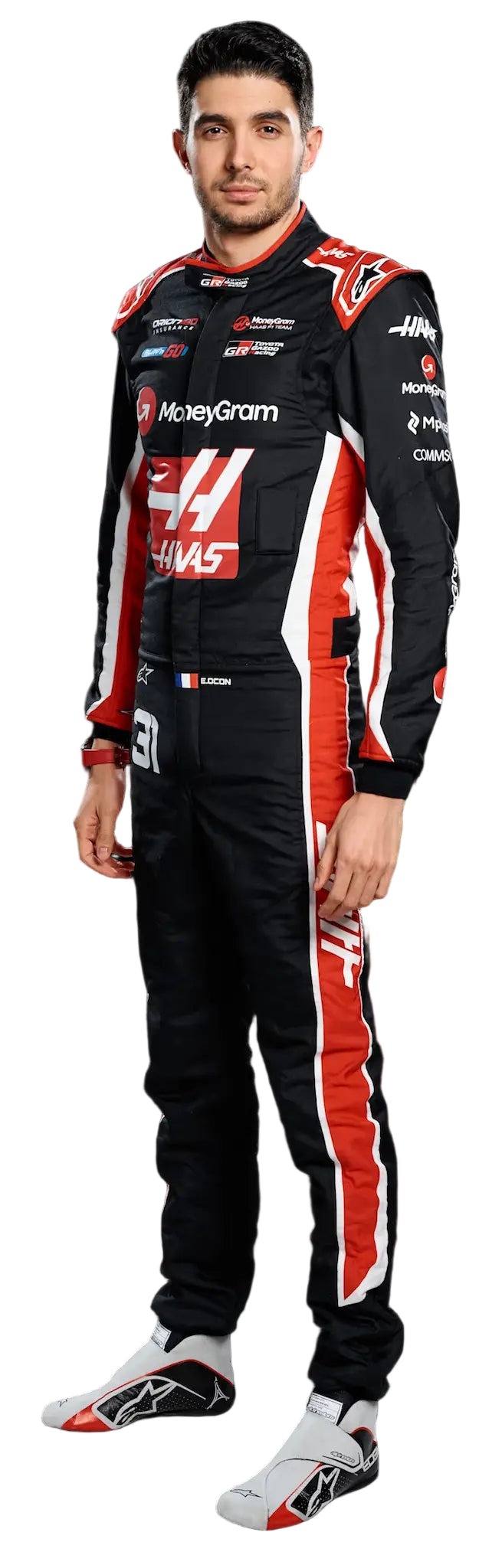 2025 Esteban Ocon karting race suit – FIA Level 2
