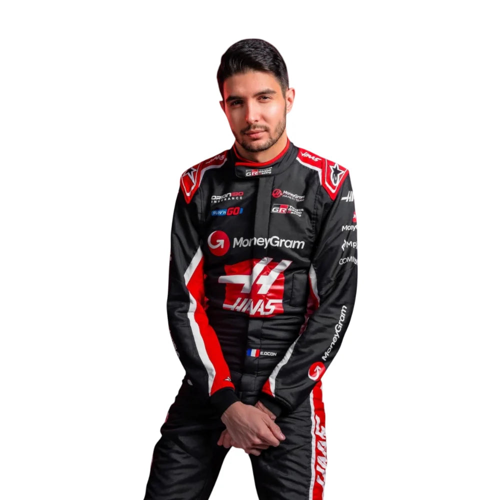 Professional Esteban Ocon racing suit 2025 for karting