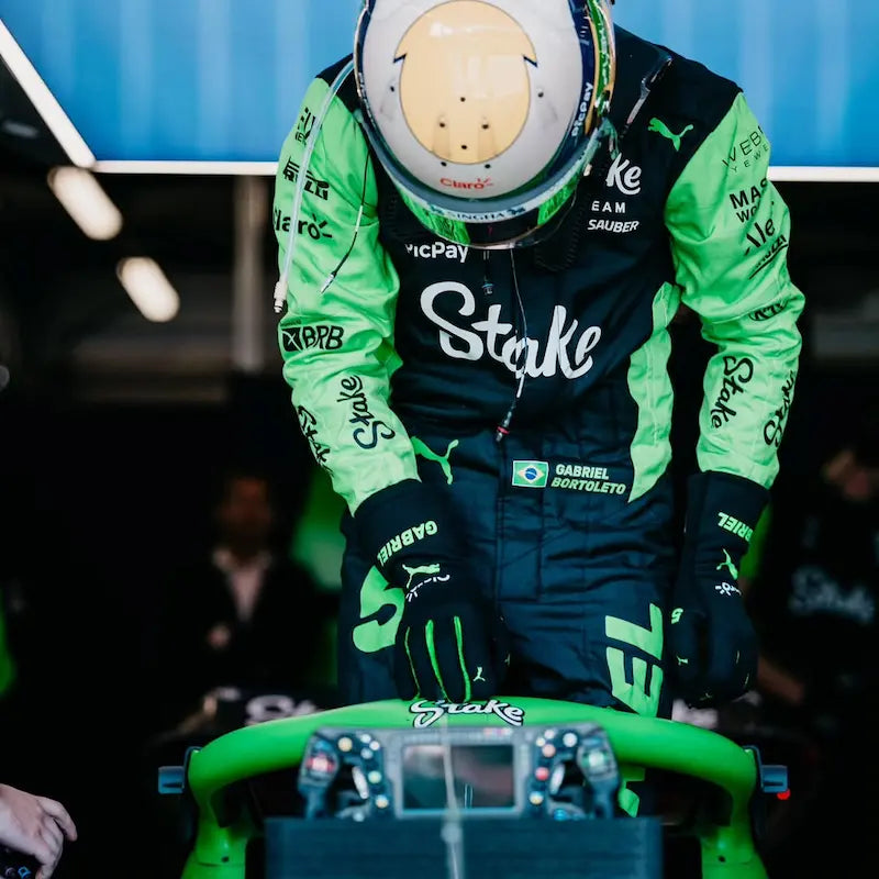 Gabriel Bortoleto Kick Sauber F1 Racing Suit 2025 - Official Replica Driver Suit