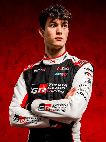 Oliver Bearman 2026 TGR Haas F1 Race Suit Replica #87 - Front View with Team Sponsors