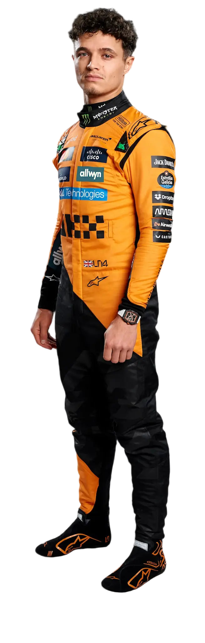 Lando Norris McLaren F1 Replica Racing Suit 2025 | AT Racing Gear - AT Racing Gear