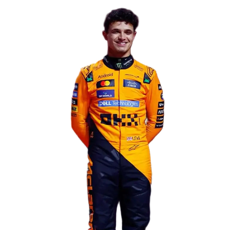 Lando Norris McLaren F1 Replica Racing Suit 2025 | AT Racing Gear - AT Racing Gear
