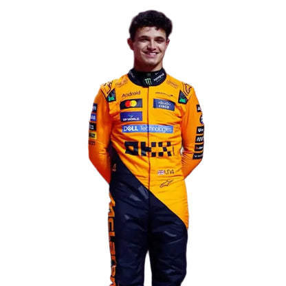 Lando Norris McLaren F1 Replica Racing Suit 2025 | AT Racing Gear - AT Racing Gear