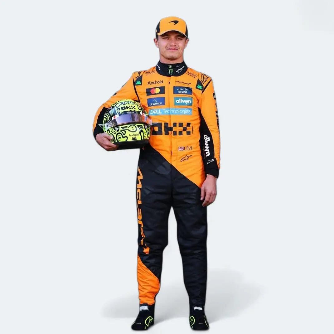Lando Norris McLaren F1 Replica Racing Suit 2025 | AT Racing Gear - AT Racing Gear