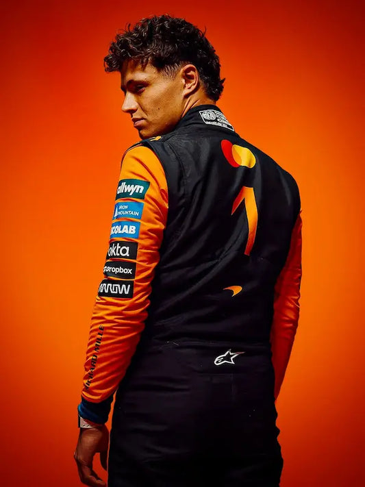 Lando Norris #1 McLaren F1 2026 Race Suit back side
