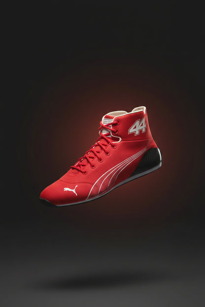 Scuderia Ferrari HP Hamilton 44 replica motorsport shoes side view
