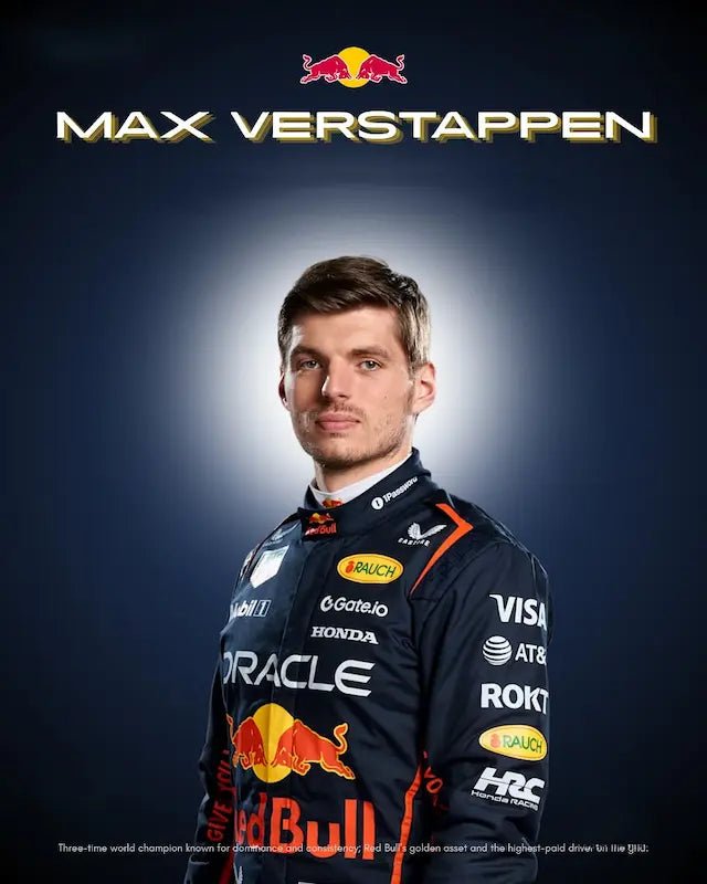 Max Verstappen F1 Racing Suit – 2025 Replica Red Bull Racing Suit - AT Racing Gear