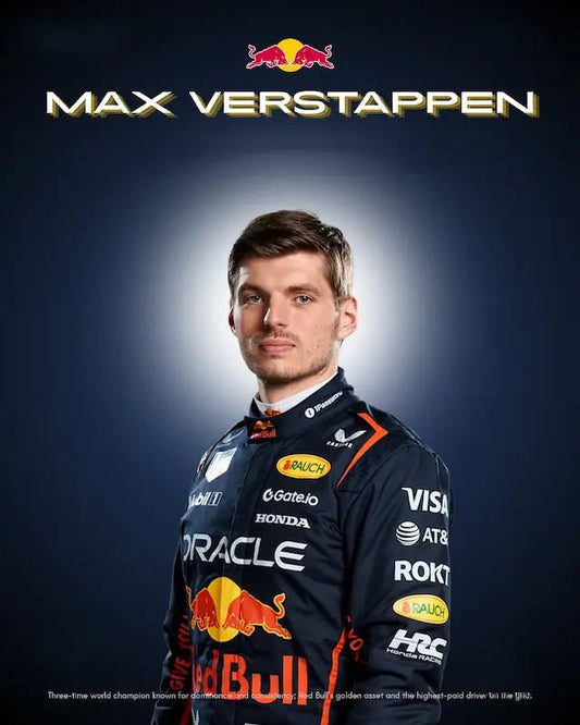 Max Verstappen F1 Racing Suit – 2025 Replica Red Bull Racing Suit - AT Racing Gear