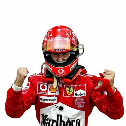 Michael Schumacher 2005 Ferrari | F1 World Champion Embroidery Replica Suit - AT Racing Gear