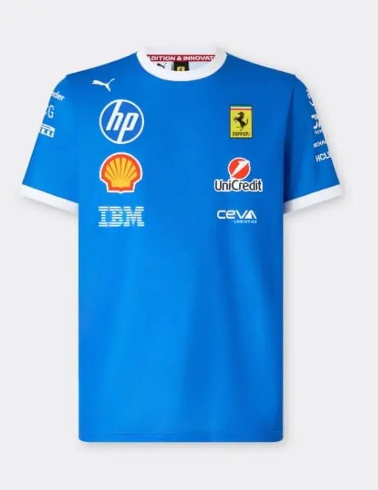 Charles Leclerc & Lewis Hamilton T-Shirt – Ferrari Monza Edition 2025 | New Look - AT Racing Gear