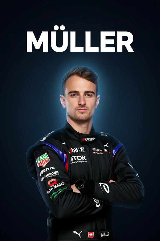 Nico Müller Porsche Formula E Team 2026 Replica Race Suit