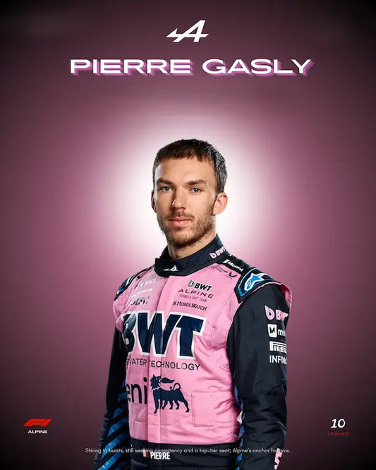 Pierre Gasly BWT Alpine F1 Racing Suit 2025 – Official Replica Driver Suit