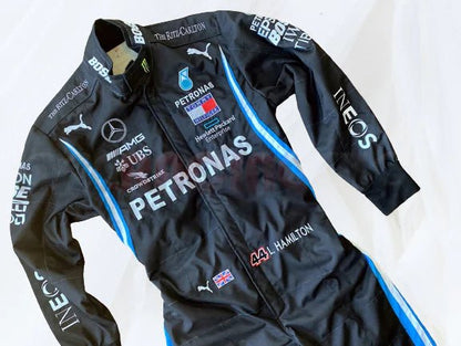 Lewis Hamilton 2020 Racing Suit Mercedes AMG Petronas | F1 Replica Embroidery Race Suit - AT Racing Gear