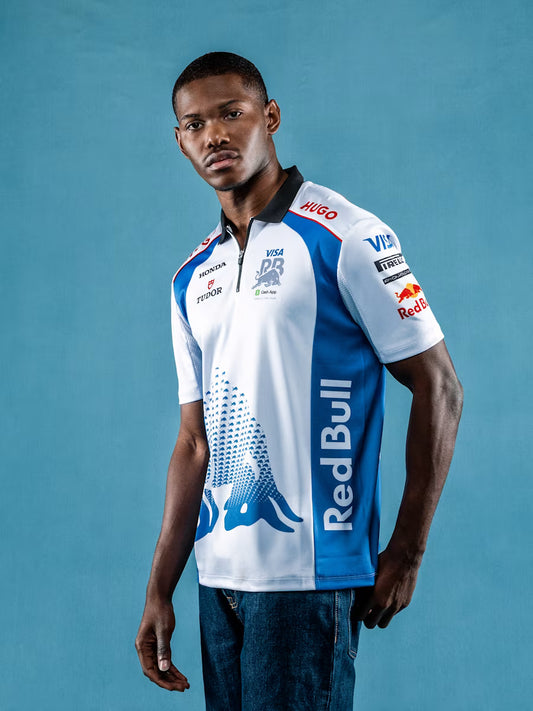 Visa Cash App Racing Bulls Replica Polo Shirt 2025 – Official Formula One Teamwear