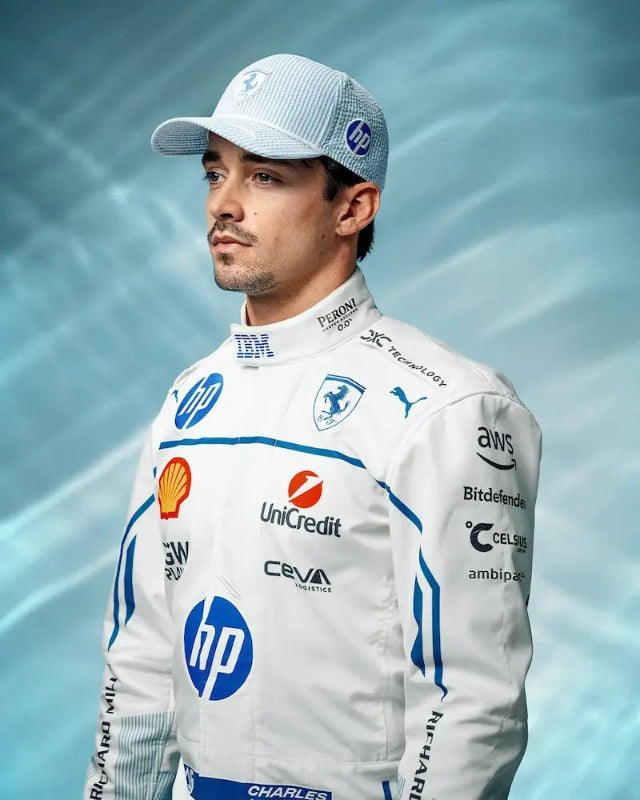 2025 Monaco GP Charles Leclerc Scuderia Ferrari F1 Race Suit | AT Racing Gear - AT Racing Gear