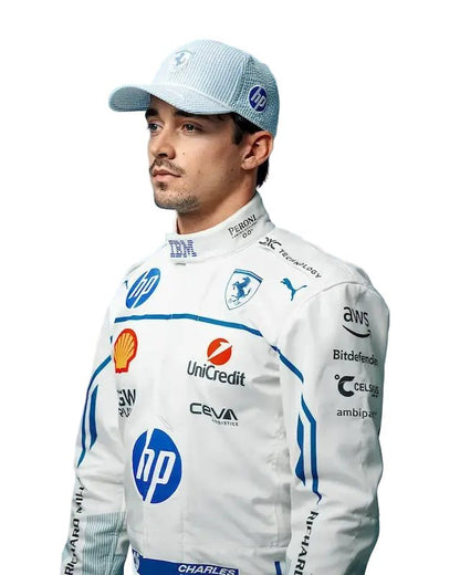 2025 Monaco GP Charles Leclerc Scuderia Ferrari F1 Race Suit | AT Racing Gear - AT Racing Gear