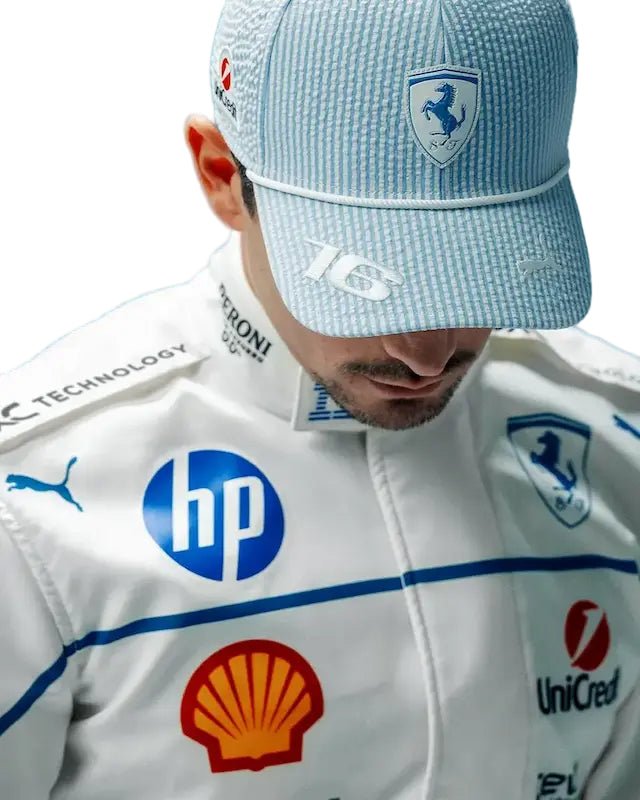 2025 Monaco GP Charles Leclerc Scuderia Ferrari F1 Race Suit | AT Racing Gear - AT Racing Gear