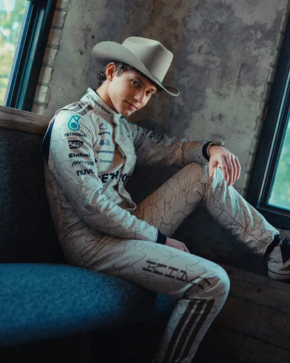 Kimi Antonelli 2025 F1 Replica Racing Suit – Front View