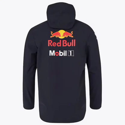 Back view showing large Red Bull Racing logo and 2025 team graphics.