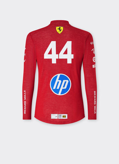 Back view with sponsor logos and racing fit
