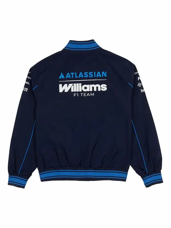 Williams Racing 2026 Team Bomber Jacket - Premium F1 Jacket with Team Logos